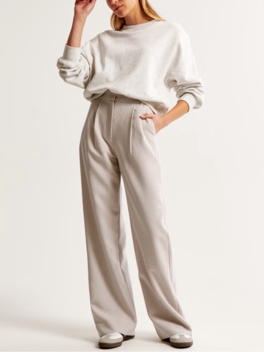 A&F Sloane Tailored Pant Size 26 Taupe